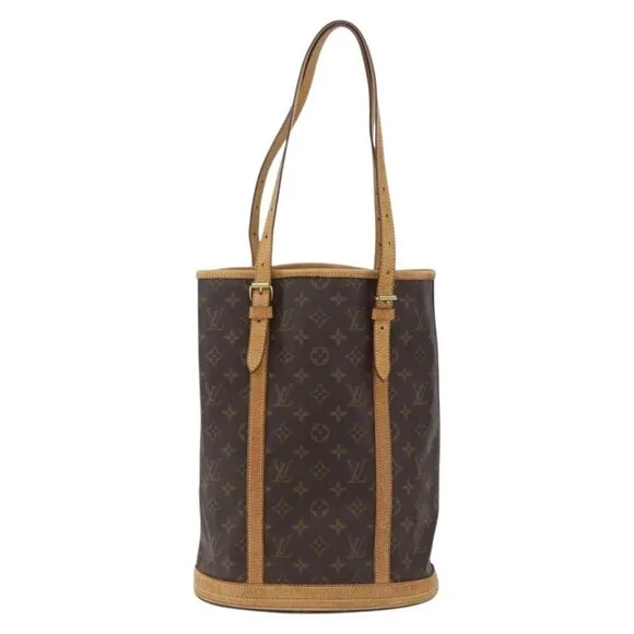 Authentic LOUIS VUITTON Monogram Bucket GM Shoulder Bag M42236 LV - Picture 5 of 16